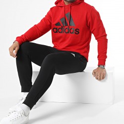 ADIDAS M BL FT HD TRACKSUIT RED/BLACK